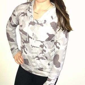 Grey Camo Hoodie